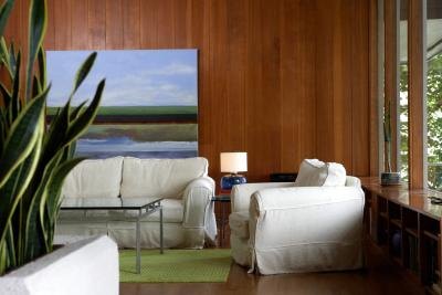 Plant in living room.