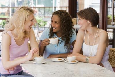 women talking