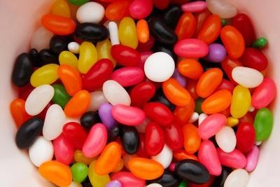 Each group gets an unopened bag of M&Ms or other multicolored candies.