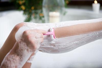 Shave legs. Shave legs.