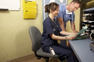 A great deal of a nurse's day-to-day duties involve keeping records.