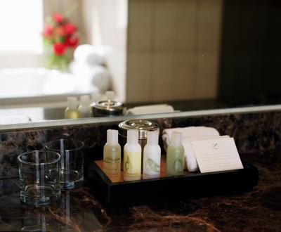 Hotel bathroom items
