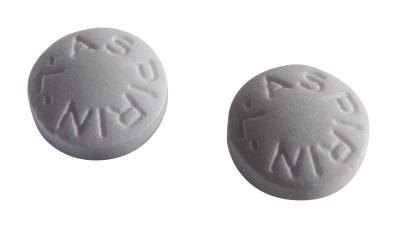 Aspirin tablets.