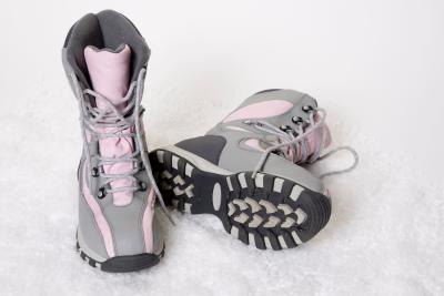 Snow boots should have good traction.