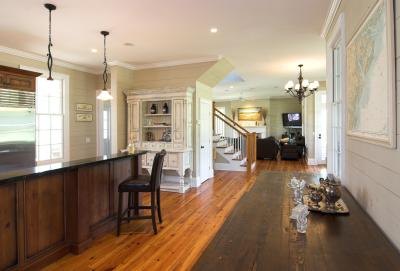 Traditional interior view of home