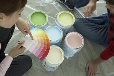 Paint cans.