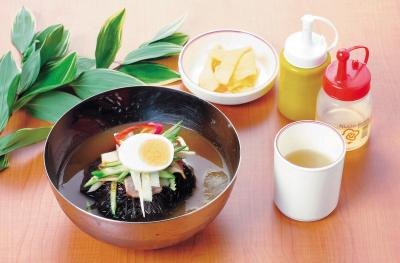 Thai broth based soup with ingredients