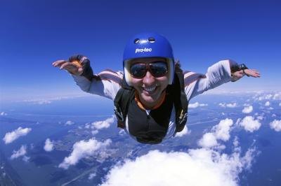 Consider sky diving... indoors.