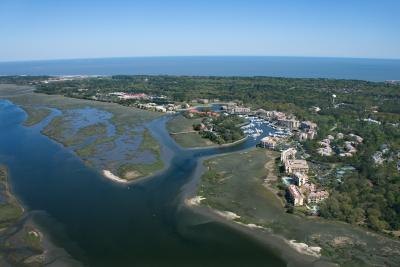 aerial view of Hilton Head Island, South Carolina aerial view of Hilton Head Island, South Carolina