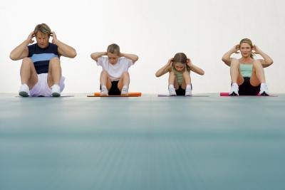 Encourage children to exercise at a young age to boost health. Encourage children to exercise at a young age to boost health.