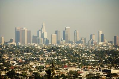 Smog in Los Angeles.