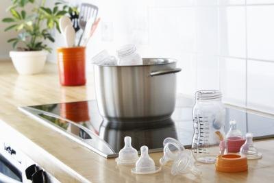 Sterilize baby bottle
