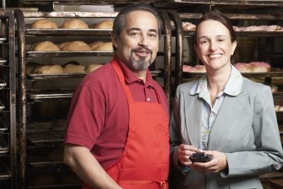 Portrait of a businesswoman and a small business owner.