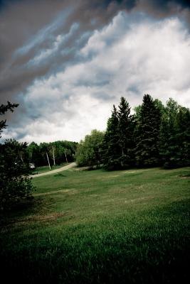 Avoid talking on your cell phone in open areas during a storm.