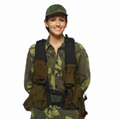 Military woman.