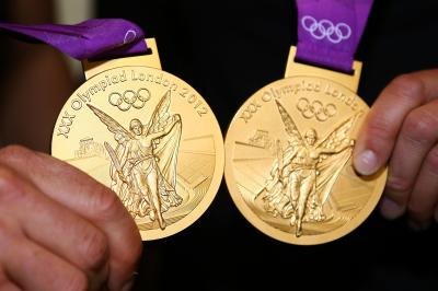 Gold medals from the 2012 London Olympic Games