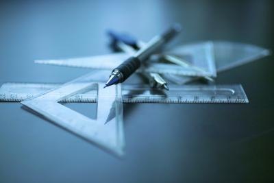 Drafting supplies.