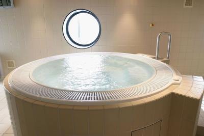 Jacuzzi at a health and fitness club
