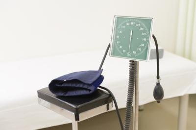 Blood pressure gauge. Blood pressure gauge.