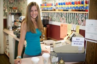 Cashiers are usually employed at minimum wage.