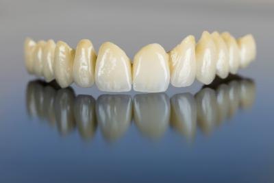 Ceramic teeth.