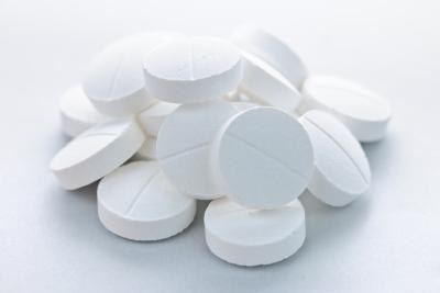 Calcium tablets.