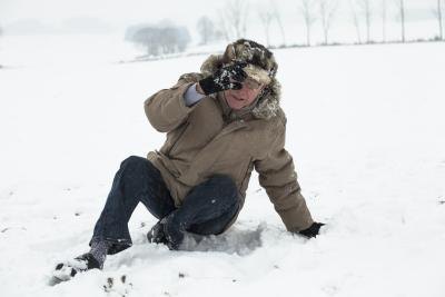 Falling is a concern for elderly on their own.