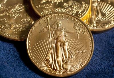 Gold American Eagles.