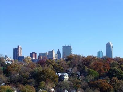 Winston-Salem North Carolina is in the region of the state known as the Piedmont