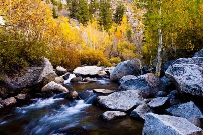 Bishop Creek in the Sierra Nevada Mountain range near Bishop, CA.