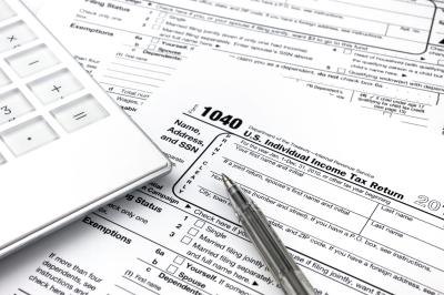 Federal tax forms.