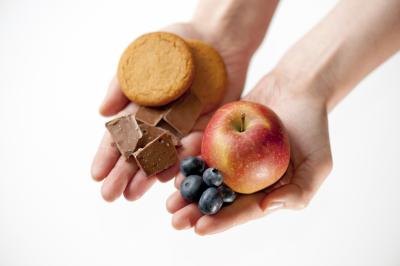 Distribute your calories as meals and snacks throughout the day.