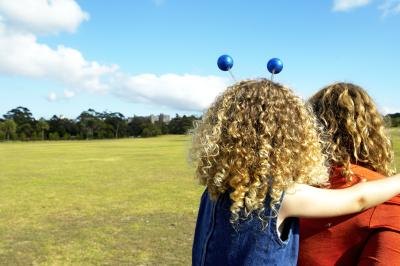 Long curly styles tend to work better on loosely curly or wavy hair than they do on hair that is very curly.