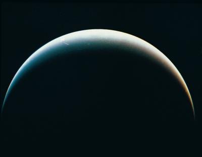 View of Neptune from Voyager spacecraft