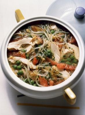 Make the most of seasonal vegetables in chicken soup.