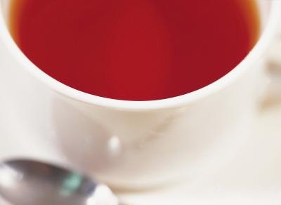 A cup of herbal tea.