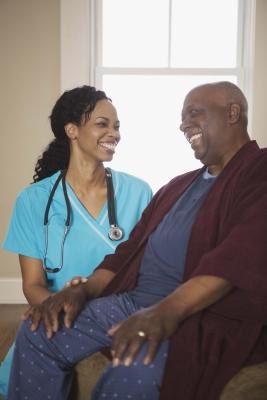 Nurse and patient