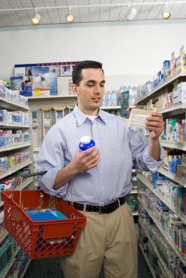 Reading medication label