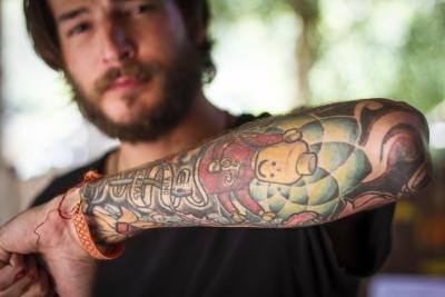 tattoo on man's arm