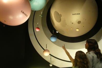 The eight planets of the solar system, and Earth's moon pictured in order. The eight planets of the solar system, and Earth's moon pictured in order.