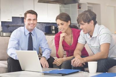 Discussion with an investor.