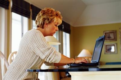 Woman on laptop