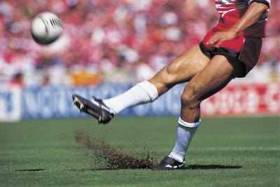 Close up of professional soccer player