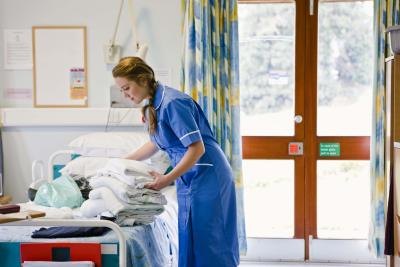 CNAs often perform duties such as changing patients' bed linens, or cleaning up after feedings or other activities.