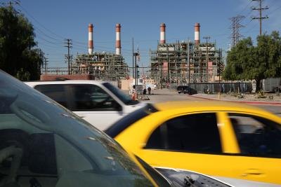 Electric Generating Station and traffic in Sun Valley, CA. Electric Generating Station and traffic in Sun Valley, CA.