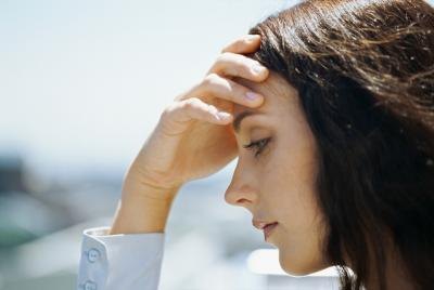 Woman feeling confused