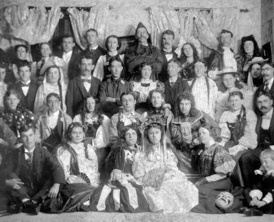 In the early 19th century, the playbill listed the cast.