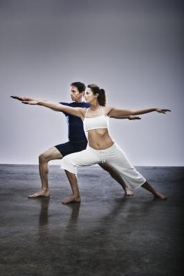 The Warrior II yoga pose streches your chest.
