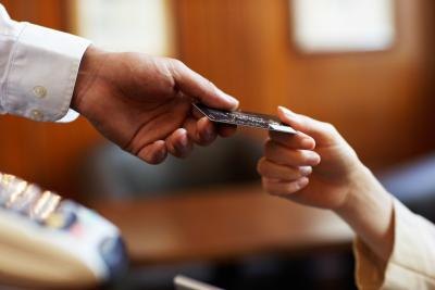 Wire transfer through credit card.