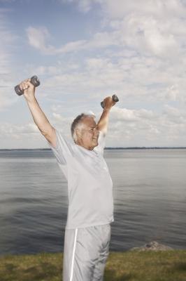 Side bends target the abs, specifically the obliques. Side bends target the abs, specifically the obliques.